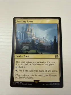 Starting Town 0289 Final Fantasy FF MTG Magic The Gathering Card NM - Image 1