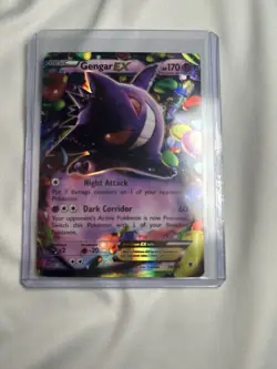 Pokemon Gengar EX Ultra Rare Full Art Holo 34/119 XY-Phantom Forces Card - Image 1