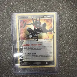 Pokemon TCG Greninja Gold Star SWSH144 Celebrations Black Star Promo Card LP - Image 1