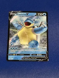 Blastoise V SWSH101 Pokemon TCG Card Sword & Shield Black Star Promo - Image 1