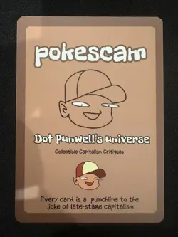 Gengar (Nebudread) Pokescam Derpy Pokemon Fan Art Card HOLO HIT Dot Punwell - Image 2