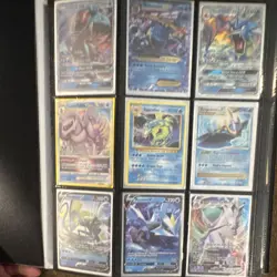 Pokemon Card Binder Full Of Cards 70 Pack Hits Including Full Arts, Ex, Gx, Etc - Image 2