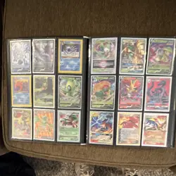 Pokemon Card Binder Full Of Cards 70 Pack Hits Including Full Arts, Ex, Gx, Etc - Image 3