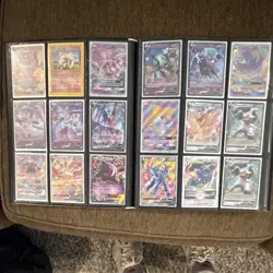 Pokemon Card Binder Full Of Cards 70 Pack Hits Including Full Arts, Ex, Gx, Etc - Image 4