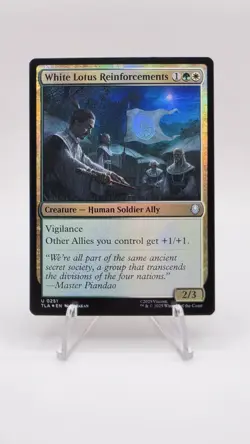 White Lotus Reinforcements | 251 | Unc | Foil | Avatar | Store Promo Eligible - Image 1