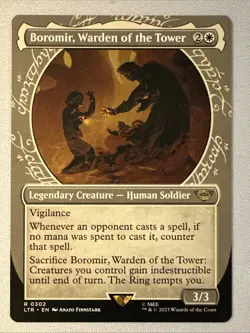 MTG / Boromir, Warden of the Tower / LTR / #302 / Regular (Showcase) / Rare / NM - Image 1