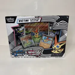 Pokemon Black Bolt & White Flare Victini Illustration Collection Box - Image 1