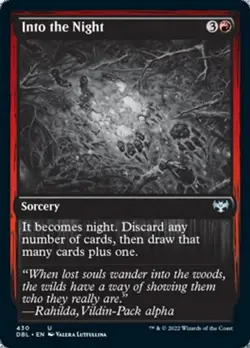 Into the Night - Foil Innistrad: Double Feature LP MTG - Image 1