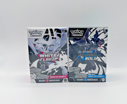 Pokemon TCG Scarlet & Violet Black bolt and White flare Booster Bundle SET - Image 1