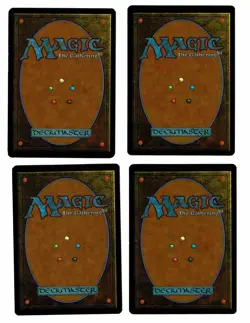 MTG 4x (NM) Forest Lands 4th Edition Magic the Gathering Wizards of the Coast - Image 2