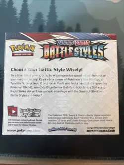 Pokemon TCG Sword & Shield - Battle Styles Booster Box Factory Sealed - Image 2