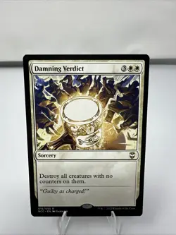 1x Damning Verdict NM-Mint, English Commander: Streets of New Capenna MTG Magic - Image 1