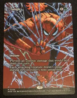 MTG Magic Spiderman Tangle 0038 Regular (Borderless) Marvels Spider-Man - Image 1