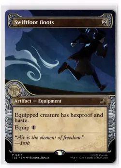 Swiftfoot Boots (Showcase) 317 Avatar: The Last Airbender: Eternal-Legal TLE NM - Image 1