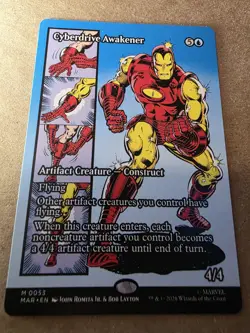 Cyberdrive Awakener - (Borderless) Marvel Universe Eternal-Legal Regular - Mtg - Image 1