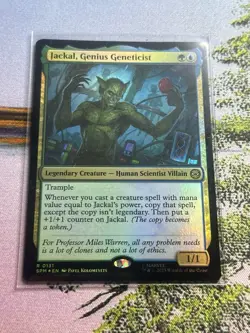Jackal, Genius Geneticist Mtg Spider-Man Magic The Gathering - Image 3