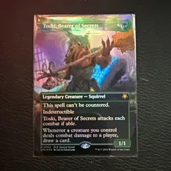 Wizards of the Coast Toski, Bearer of Secrets Special Guests Mythic Green Foil - Image 1
