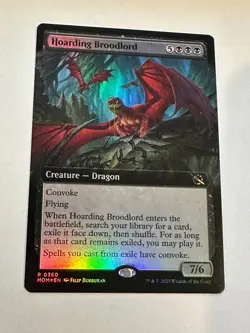 MTG Hoarding Broodlord Borderless Foil LP - Image 1