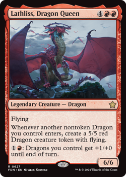 Lathliss, Dragon Queen Magic: The Gathering Foundations 627 - Image 1