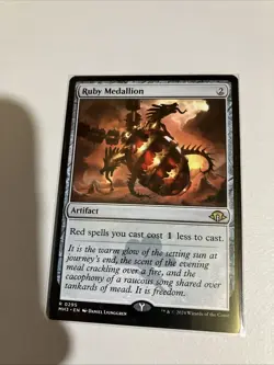 MTG Ruby Medallion Modern Horizons 3 Regular NM - Image 1