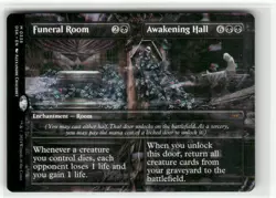 Funeral Room Awakening Hall Borderless Duskmourn MTG NM - Image 1