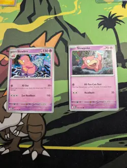 Pokemon Slowpoke 029/084 & Slowbro 030/085 Mega Evolution Pitch Black - Image 1