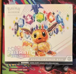Pokemon TCG Prismatic Evolutions ETB Elite Trainer Box New Factory Sealed - Image 1