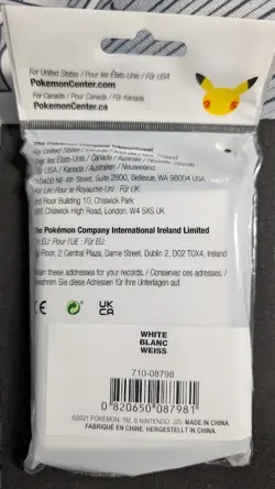 65 Ct Celebrations 25th Anniversary Pokemon Center Pokemon Card Sleeves Sealed - Image 2