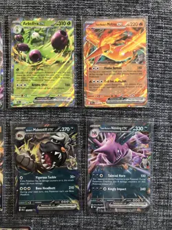 Pokemon Destined Rivals Lot Ex Double Rare - 9 NM Pack Fresh - Image 3
