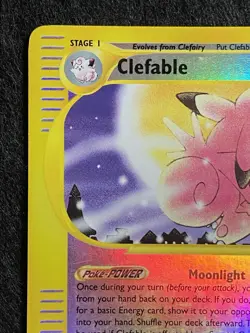 Pokemon TCG Clefable 041/165 Expedition Base Set Reverse Holo Rare English 70 HP - Image 5
