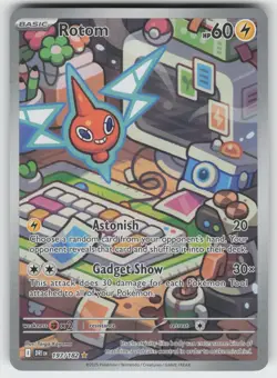 Rotom SV10: Destined Rivals 197/182 Illustration Rare LP Pokemon - Image 1