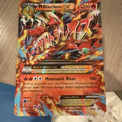 The Pokemon Company Pokemon TCG M Blaziken EX XY86 Jumbo Promo Holo Eng 210 HP - Image 1