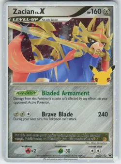 Zacian LV. X SWSH135 Holo Promo Sword & Shield Promo Pokemon Near Mint - Image 1
