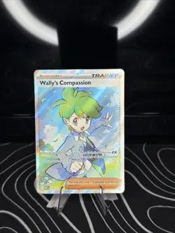 Wally's Compassion 176/132 Ultra Rare Mega Evolution Pokemon Near Mint - Image 1