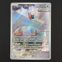 Pokemon TCG Card Iron Bundle SVP066 Paradox Rift Pokemon Center Promo - NM - Image 1