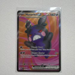 Morpeko ex 102/084 Ultra Rare Pitch Black Pokemon Holo NM/M - Image 1