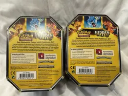 Pokemon TCG Hidden Fates Charizard & Gyarados Tin Set (2 Tins) - Image 3