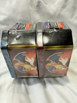 Pokemon TCG Hidden Fates Charizard & Gyarados Tin Set (2 Tins) - Image 4