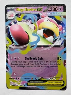 Mega Slowbro ex 031/084 Me05: Pitch Black Holo Pokemon TCG NM - Image 1