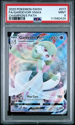 2020 Pokemon: GARDEVOIR VMAX 017/073 - Full Art [Champion's Path] - Mint - PSA 9 - Image 1