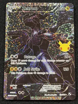 Pokemon Zekrom 114/114 Full Art Holo Classic Collection Celebrations Basic 130HP - Image 1