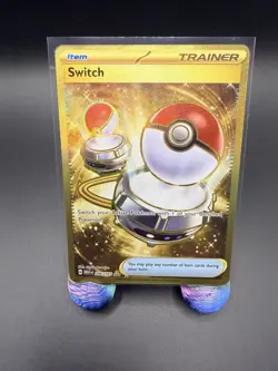 Pokemon Switch 206/165 Scarlet & Violet 151 Gold Secret Rare Holo English Train… - Image 2