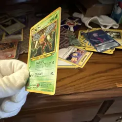 Pokemon TCG Beedrill Crossing the Ruins... No.015 Holo Rare Japanese 1996 - Image 4