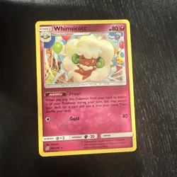 Whimsicott 144/236 Rare Unified Minds Pokemon Near Mint - Image 1