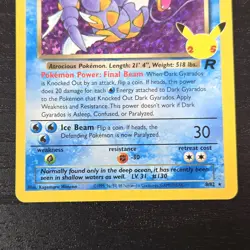 Dark Gyarados 8/82 Celebrations Classic Collection Pokemon 25th Anniversary NM/M - Image 4