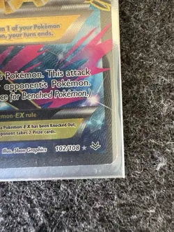 Pokemon TCG M Latios EX 102/108 Roaring Skies Full Art Holo UR ENG 220HP - Image 4
