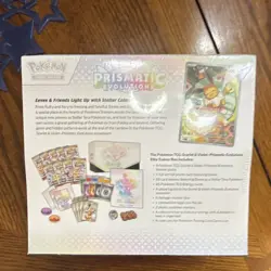 Pokemon TCG Scarlet & Violet Prismatic Evolutions Elite Trainer Box Eevee 2025 - Image 2