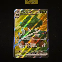 Pokemon TCG Torterra ex 185/162 SV05 Temporal Forces Full Art Holo UR - Eng - Image 1