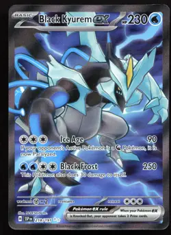 Black Kyurem ex 218/191 NM Surging Sparks Ultra Rare Pokemon - Image 1