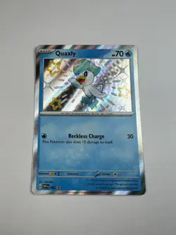 Quaxly 082 Baby Shiny Pokemon SVP Black Star Promo - LP - Image 2